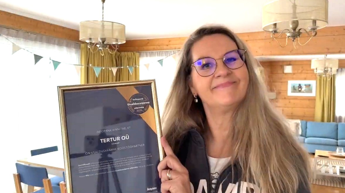 Karukella puhkemaja (Tertur OÜ) Usaldusväärse ettevõtte märgis 2026